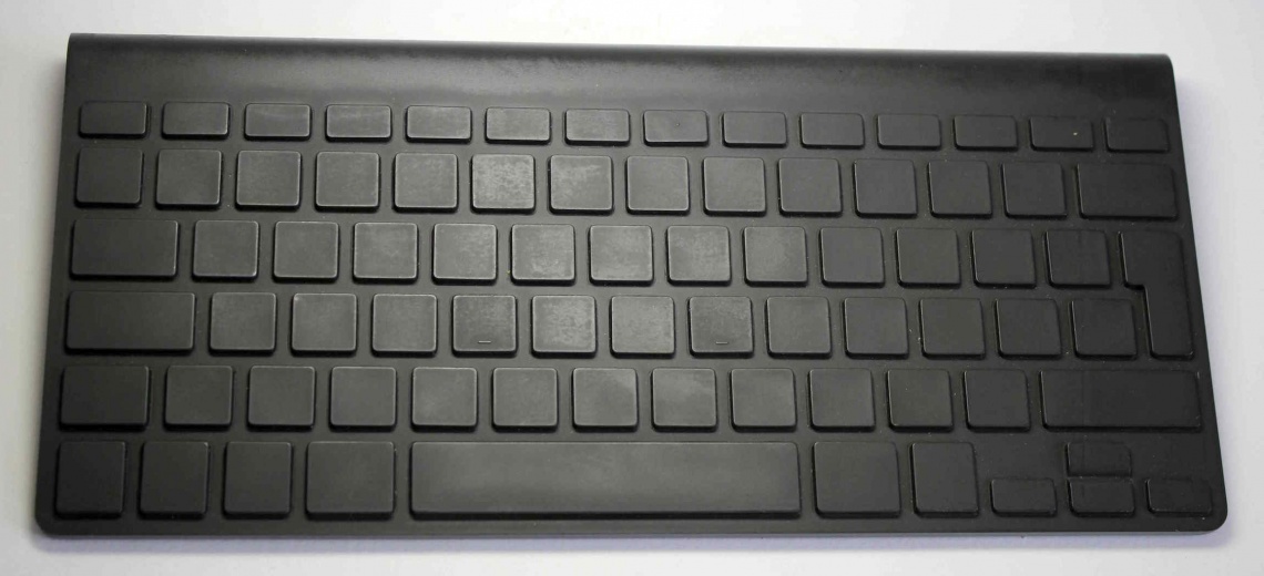 Keyboard made of slate