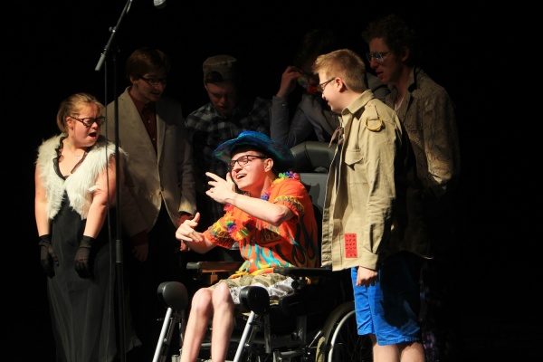 Group of disabled performers