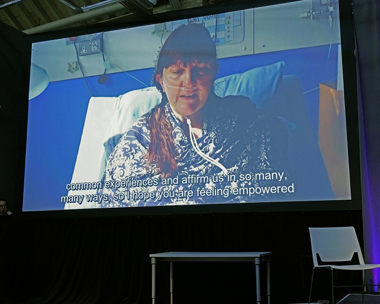 Ruth Gould appearing via video-link