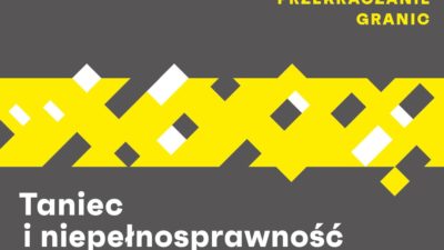 A grey and yellow stylised graphic featuring a criss-cross pattern and the name of the programme